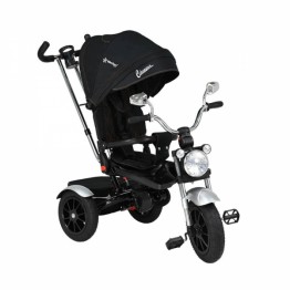 Bebe Stars Ποδηλατάκι τρίκυκλο 360° Chopper 6in1 Black 814-188